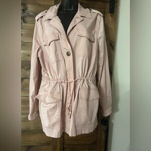Love & Legend Light Pink Utility Jacket